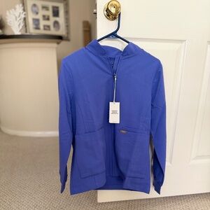 NEW FIGS Women's Small Blueberry Corozal Scrub Jacket